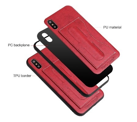 iPhone7 mobile phone shell Apple 8plus leather card holder car all-inclusive protective cover