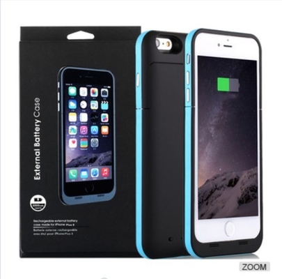 Caricatore leggero della cassa di batteria di Iphone 6800 MAh con la batteria del cellulare del polimero di Li