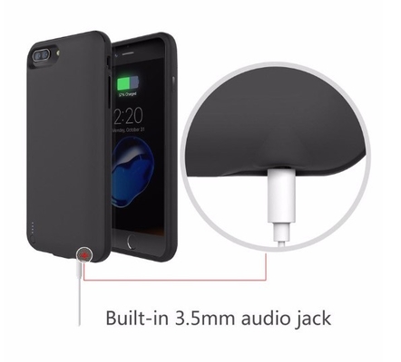 Caso di carico senza fili di sostegno ultra esile 5,5" di Iphone 3500mAh per l'iPhone 7 più