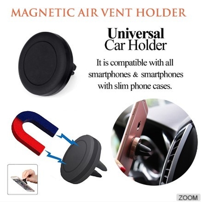 Magnetico potente dell'automobile dell'ABS del supporto del supporto portatile nero del telefono per i dispositivi di GPS