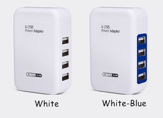 Adattatore di spina di carico del telefono di USB 2.1A per quattro dispositivi su un singolo sbocco