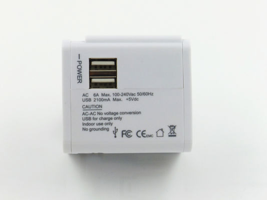 Incavo di carico doppio multiuso di USB, adattatore universale di viaggio