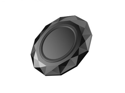 Cuscinetto di carico senza fili universale di Qi per Iphone 110 a forma di diamante - 205KHz