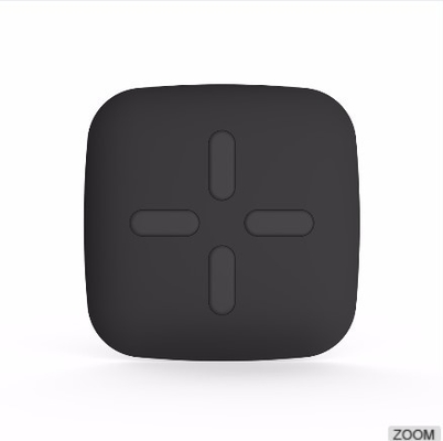 caricatore senza fili di salto anti- di potere del quadrato del compatto di 5V 2A per l'iPhone 8X/iPhone 7/7plus